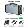 [USA Direct] Flashfish G300 300W Solar Generator 222Wh Portable Power Station 60000mAh Rechargeable Battery for Outdoor Camping Home