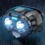 Bikight Smart Sensor Lampada frontale a LED potente con ricarica USB Torcia frontale di emergenza 250LM XPE LED Lampada frontale IPX4 impermeabile per campeggio all'aperto e pesca