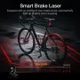 Astrolux® BL06 3+3 LEDs 2000LM Bike Headlight Dual Distance Beam 10000mAh Phone Power Bank Bike Light USB Rechargeable LED Handlebar Flashlight for Electric Bike Electric Scooter MTB Bicycle