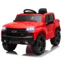 Funtok RS03 12V Powered Kids Electric Ride on Car Truck Chevrolet Silverado Official Licensed Safety Lock bluetooth Music LED Lights with Remote Control Car Toy
