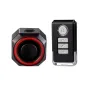 BIKIGHT Smart Brake Sensing Bike Taillight 700mAh Battery Alarm Rear Light 4 Light Modes USB-C Rechargeable IP65 Waterproof Bicycle Rear Light with 110dB Horn Wireless Remote
