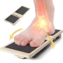 KALOAD Wooden Ankle Balance Board Ballet Yoga Foot Trainer Single Leg Balance Board Solid Wood Non-Slip Ankle Strengthener for Home Fitness