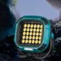 300W Strong COB Camping Light Mutilfunction Portable Camping Flood Light USB Charging Emergency Flashlight W893-3 Built-in Battery+Hook