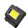 Bikight Magnetic COB Work Light, Safety Running Light with Strong Magnetic Clip, 6 Light Modes USB Rechargeable Waterproof Mini Led Keychain Light with Headband for Night Running Joggers Walking Hiking