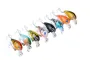 8Pcs Rush Sale Fishing Tackle Retail High-Quality Fishing Lure 4.5mm 4g Crankbait Plastic Doubel Hooks For Pike and Bass Fishing Bait