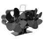 12 Blades Heat Powered Stove Fan Fireplace Heat Powered Eco-Friendly Fan Portable Heater Efficient Heat