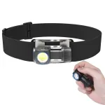 Astrolux® HM01 Lightweight L-Shape Running Headlamp 800LM 87M Throw White and Red Light LED Portable Flashlight Power by 16340 800mAh Battery Type-C Rechargeable IP68 Waterproof for Outdoor Camping Running Flashlight