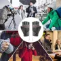 TENGOO 1pair Heated Gloves Mittens Knitting Fingerless Comfortable Winter Gloves for Indoor or Outdoor Man Women