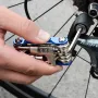 Kit de ferramentas de reparo de bicicleta multifuncional portátil 11 em 1 para ciclismo ao ar livre