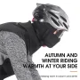WEST BIKING Cycling Cap Winter Warm Running Scarf Large Size Balaclava Velvet Bike Full Face Cover Headwear Climbing Fishing Skating Hat