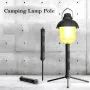 Aluminum Lantern Stand Camping Lamp Pole for Astrolux® CL01 Foldable Light Support Holder Lamp Bracket Camera Phone Tripod Stand For Picnic
