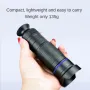 36X Phone Camera Telephoto Lens 4 In 1 Clip-on Telecope Zoom Macro Fisheye with Tripod Eyemask Storagebag Clip-On Lense for Hiking Camping Wildlife Observation Moon Sports Game Concert Watching