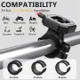 XANES Bicycle Phone Holder High Sensitive Touch Screen Waterproof 360° Rotation Adjustable 4.7-7.0 inch Mobile Phone Mount for MTB Bike Road Bike Motorcycle Scooter