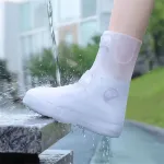 XANES Bike Shoe Covers Waterproof Rain Booties Silicone Slip-resistant Rainy Day Thick Rain Boots Covers Foot Covers for Cycling