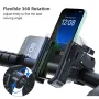 XANES Phone Holder 4.5\-7.0\ Adjustable Phone Stand 360 Rotatable Shockproof Portable Bike Holder Phone Bracket for Bicycle Motorcycle