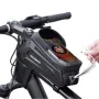 ROCKBROS 1.7L Cycling Bag 8 Inch Phone Bicycle Bag Touch Screen Top Tube Handlebar Waterproof Bike Bag Accessories