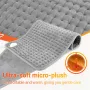 TENGOO Electric Heating Pad for Waist Back Neck Shoulders, Heated Cushion Waist Belt with 4 Timers & 9 Heating Setting, Comfortable Warm