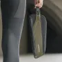 Bolsa de bicicleta ROCKBROS com liberação rápida, estreita, para ciclismo de cima para baixo, bolsa triangular reflexiva leve de grande capacidade para ciclismo ao ar livre