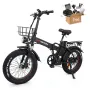 [USA DIRECT] DRVETION AT20 Electric Bike 48V 20Ah Battery 750W Motor 20*4.0inch Tires 90-120KM Max Mileage 150KG Max Load Folding Electric Bicycle