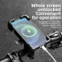 ROCKBROS Bicycle Phone Holder Bracket Shockproof Automatic Lock Anti-shake Motorcycle Scooter Bike Phone Mount Cycling Support
