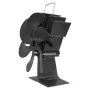 6 Blades Fireplace Fan For Wood Stove Fan Upgrade Designed Silent Operation Eco Friendly Heat Fan