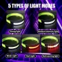 COB Sensor Headlight Built in Battery Fishing Headlamp Rechargeable 6 Modes Head Torch Outdoor Camping Flashlight