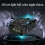 Night Vision Instrument 10X Zoom Night Vision Instrument 4-Inch Large Screen 5K Day And Night Dual Binoculars For Recording