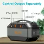 [USA Direct] FlashFish P56 Power Station 330W 81000mAh/3.7V Solar Power Generator Outdoor Power Supply Lifepo4 Battery for Home Outdoor