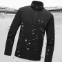 TENGOO HJF-09 9 Heated Area Jacket Outdoor Fleece Coat USB Electric Heating Long Sleeves Heating Jacket Warm Winter Thermal Clothing