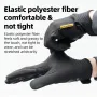 ROCKBROS Cycling Gloves Touch Screen Winter Thermal Fleece Warmer Windproof Full Finger Non-slip Gloves for Riding Hiking Climbing
