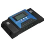 EXCELLWAY 30/40/50/60/100A MPPT Solar Controller LCD Solar Charge Controller Accuracy Dual USB Solar Panel Battery Regulator