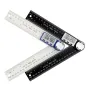 2-in-1 Digital Angle Finder Protractor with 7 Inch/200mm Ruler Spill-Proof Design for Woodworking Carpenter Construction DIY Tool LED Display High Accuracy Measurement