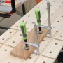 Guide Rail Clamps 120/160/200/300mm Dovetail Clamp With Plastic Handle Screw Action Arm For Woodworking MFT Table Track Saw Rails