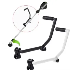 Ergonomic Adjustable Handle Extension for String Trimmer Lightweight Aluminum Alloy Universal Weed Eater Accessory Rotatable Lawn Mower Tool