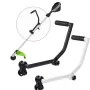 Ergonomic Adjustable Handle Extension for String Trimmer Lightweight Aluminum Alloy Universal Weed Eater Accessory Rotatable Lawn Mower Tool
