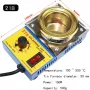 Adjustable Temperature Soldering Pot 150W/160W 220V Tin Melting Furnace 100°C to 550°C EU Plug Compact Design Fast Heating