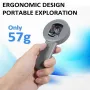 HM020 16MP 100X High Definition Handheld Microscope Magnifying Glass Digital Magnifier Device with 2-inch IPS Screen 8 LED Lights USB Connectivity Multi-Language Support