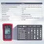UNI-T UT261A 3 Phase Sequence Tester AC Phase Rotation Meter Voltage Range 40V- 690V LCD Display IEC Safety Standard CAT III 600V Electrical Testing Tool