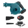 398VF Cordless Electric Air Blower Handheld Leaf Blower Dust Collector Sweeper Garden Power Tool
