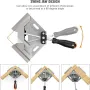 4pcs Right Angle Clamps Housolution Single Handle 90° Aluminum Alloy Corner Clamp Clamps for Woodworking Adjustable Swing Jaw Woodworking Tools Photo Frame Vise Holder