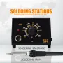 G2-936 Antistatic Constant Temperature Soldering Iron Station 60W with Wide Range 200℃~480℃ High Temperature Stability for Professional and Hobby Use