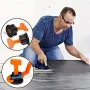 151pcs Tile Flat System Washers for Wall Flat Wedge Washers and Brackets Reusable Easy to Use DIY Tile Installation Leveling Tool PP Material