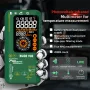 BSIDE V30 Digital Multimeter Infrared Thermometer Measures AC/DC Voltage Current Resistance Capacitance Frequency Dual Power Options Flashlight V~Alert 4:1 Object Distance Ratio