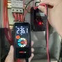 BSIDE A10 ミニスマートマルチメーター 3.2インチカラースクリーン デジタル 9999カウント True RMS マルチメーター 内蔵充電式リチウム電池電圧テスター