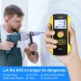 FNIRSI WD-01 Metal Dedektörü Duvar Tarayıcısı AC Canlı Kablo Telleri için Yeni Tasarlanmış Konumlandırma Deliği ile Metal Ahşap Saplama Bul