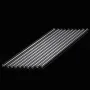 10Pcs 200x7x2mm Length 200mm OD 7mm 2mm Thick Wall Borosilicate Glass Blowing Tube Lab Factory School Home Tubes