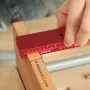 Aluminum Alloy Depth Gauge 5-40mm Gaps Gauge Woodworking Saw Gap Measuring Tool for Cutting Slotting Precision Metal Construction