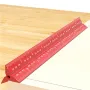 ENJOYWOOD 6 Sided Woodworking Scriber MM And Inch Dual-Purpose 6/8/12/20inch Upgraded Measuring Tape for Accurate Marking and Measuring in Woodworking Projects