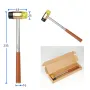 Professional Versatile Woodworking Hammer Brass Ergonomic Design Compact Portable Durable Tool DIY Projects Home Improvement