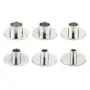 Ganwei Router Template Guide Stainless Steel Edge Guide Compatible with Milling Cutters High Precision Corrosion Resistant Polished Surface for Woodworking and CNC Machines